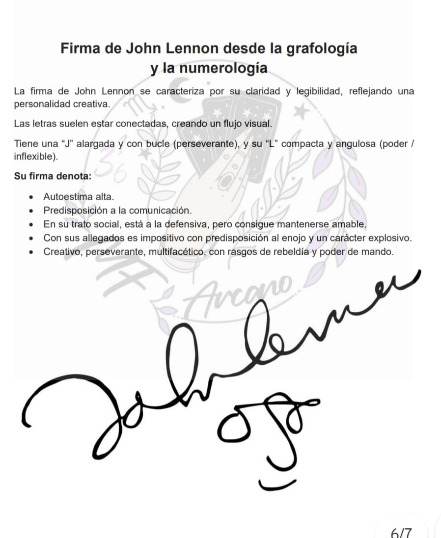 Análisis de Grafología y Firma