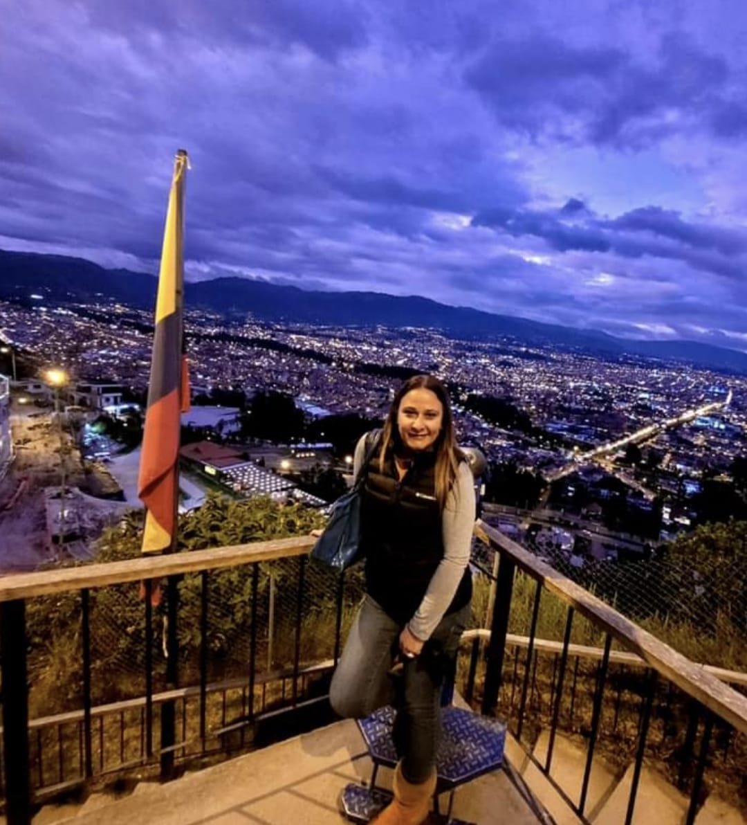 Paisaje montañoso de Ecuador