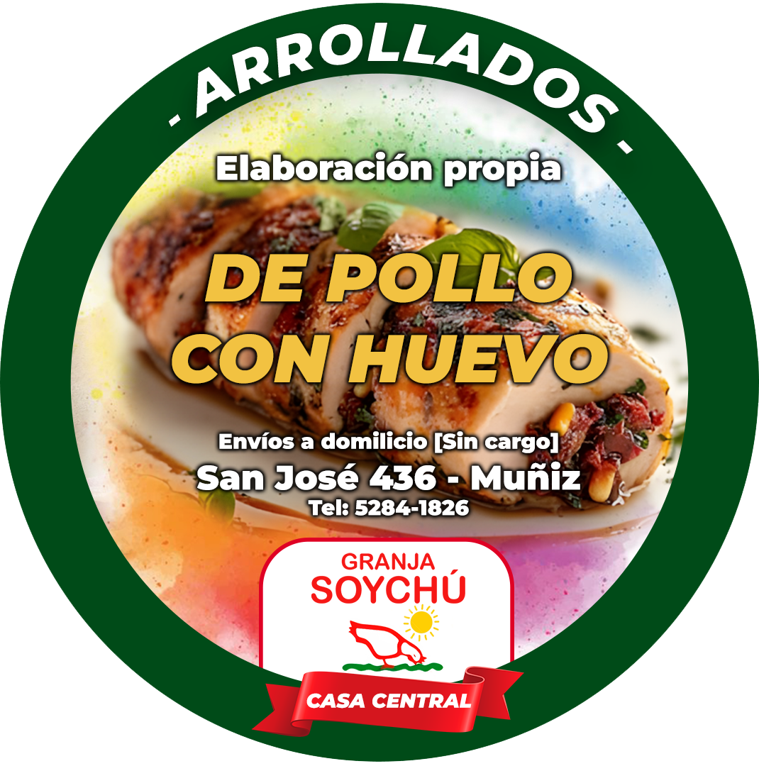 Arrollado de pollo