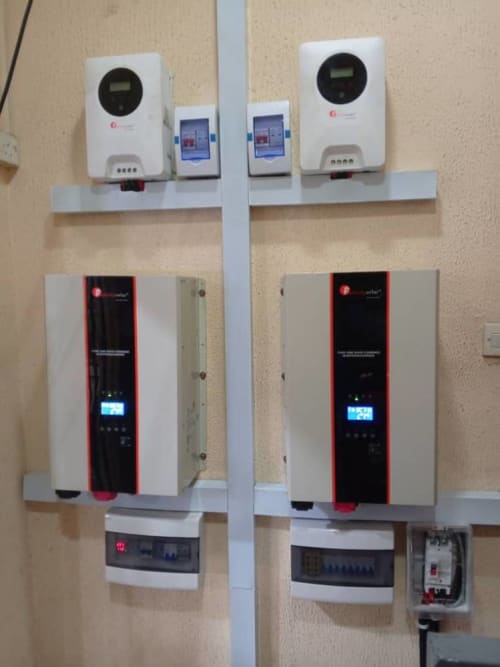 Solar inverter and installation 