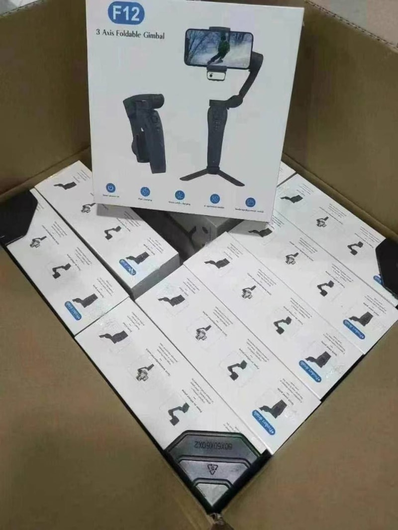 High quality F12 Three-axis Foldable Handheld Gimbal 360 - view 1