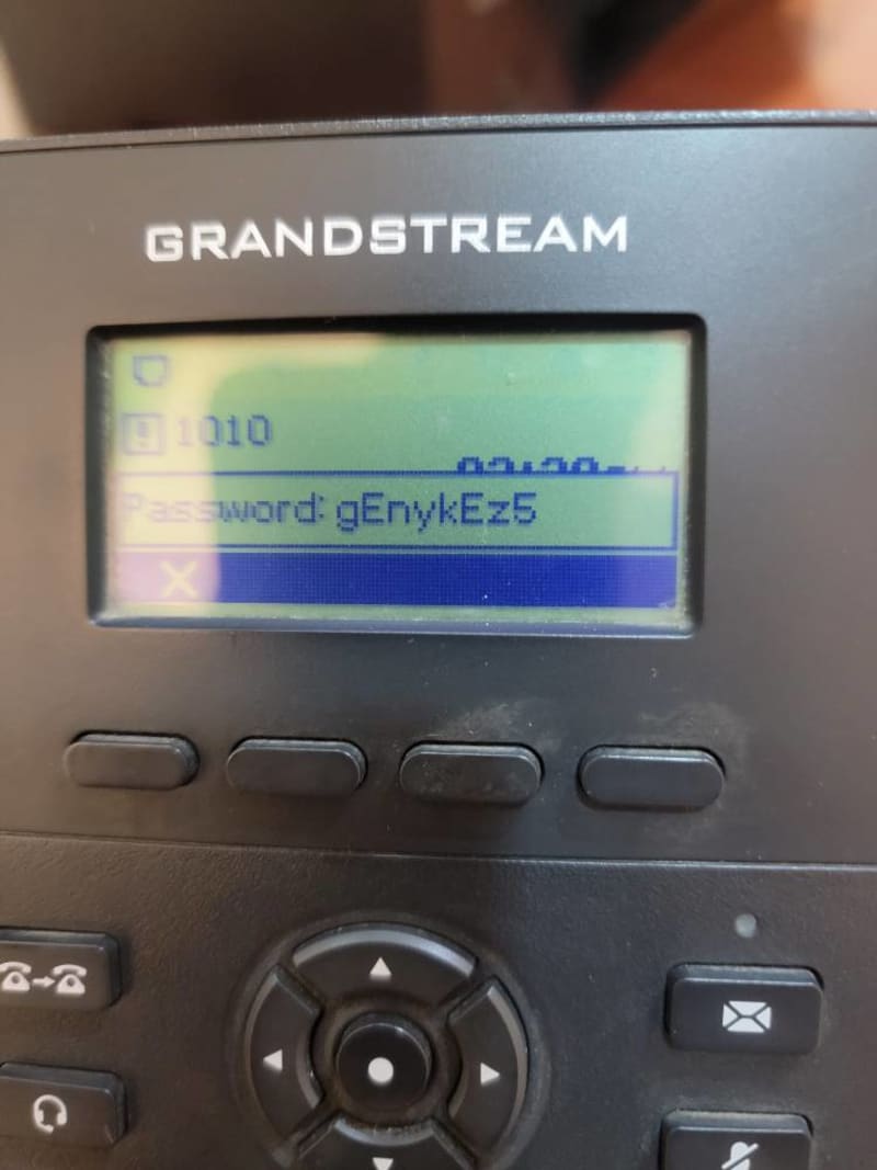 Grandstream phone - view 1