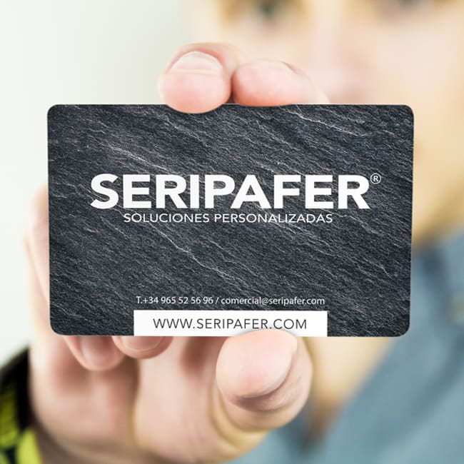 Tarjetas plásticas para publicidad