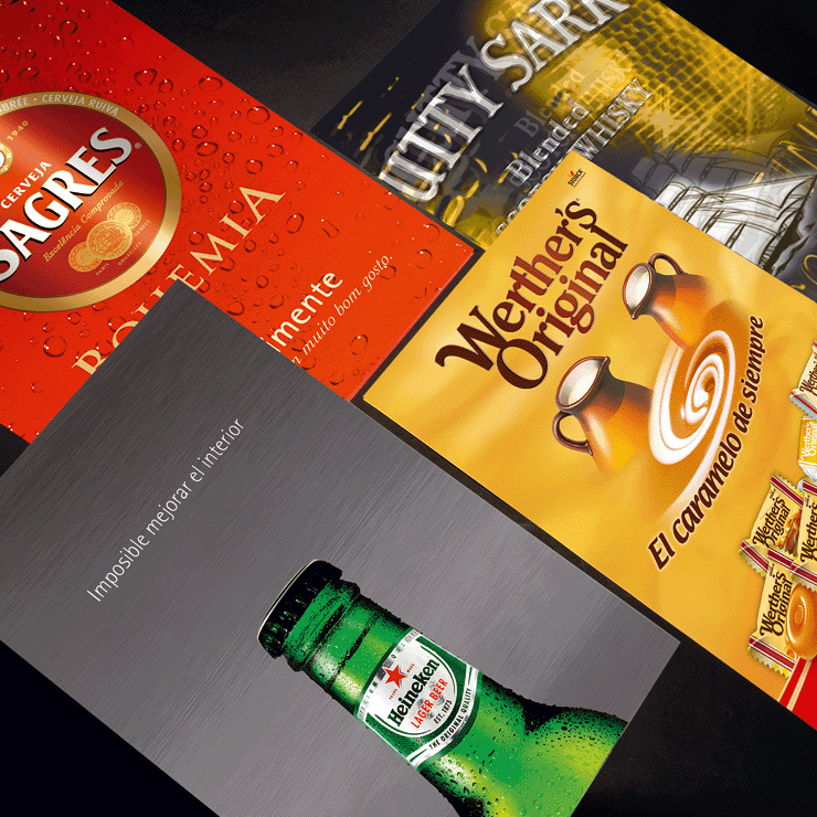 Carteles lenticulares 3D para publicidad