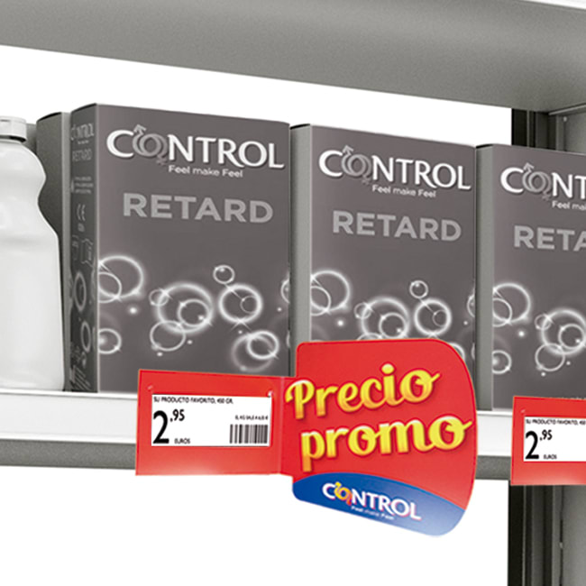 Marca – precios troquelados con stopper