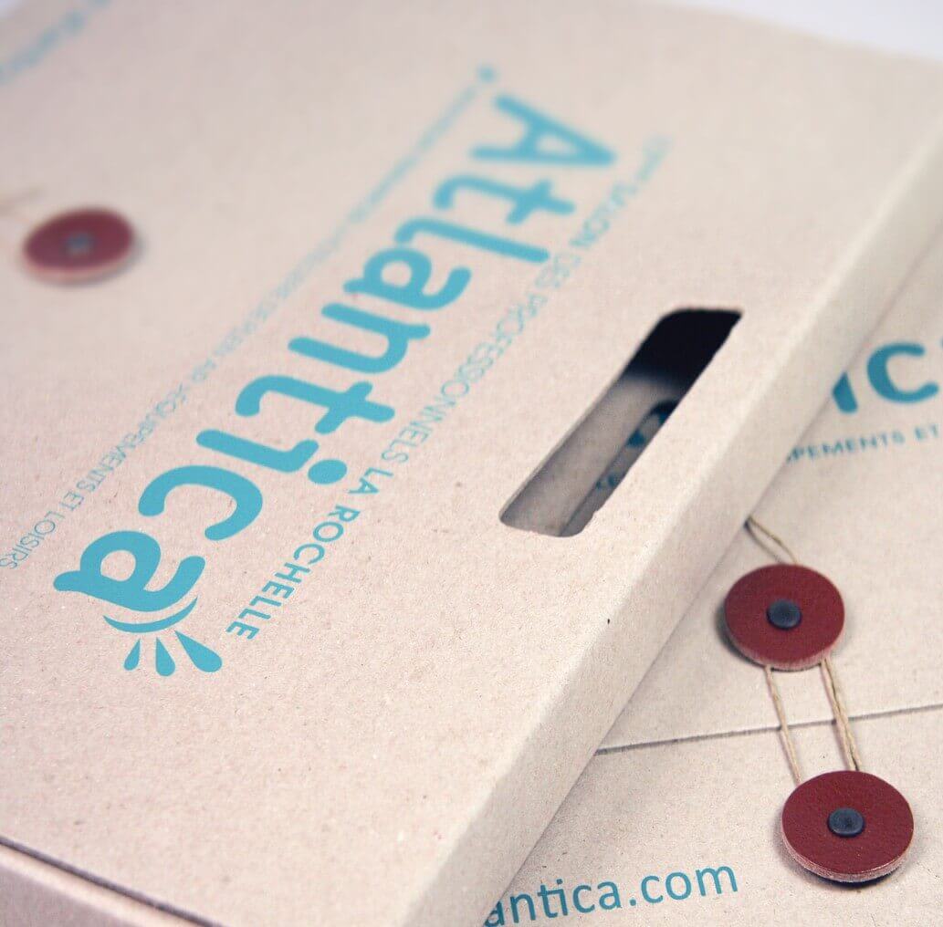 Carpetas personalizadas cartón 100% reciclado