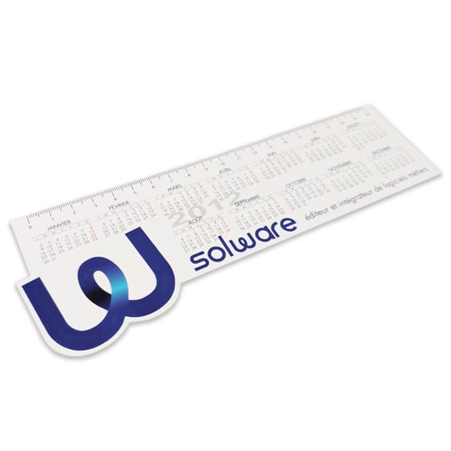Calendarios promocionales en forma de regla
