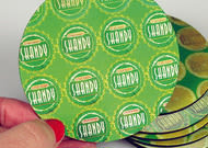 Posavasos lenticulares 3D para merchandising