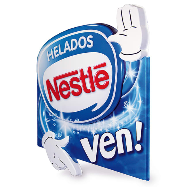 Carteles termoconformados para publicidad