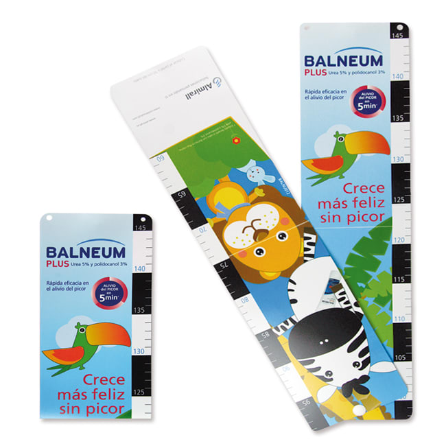 Medidores infantiles de pared para merchandising