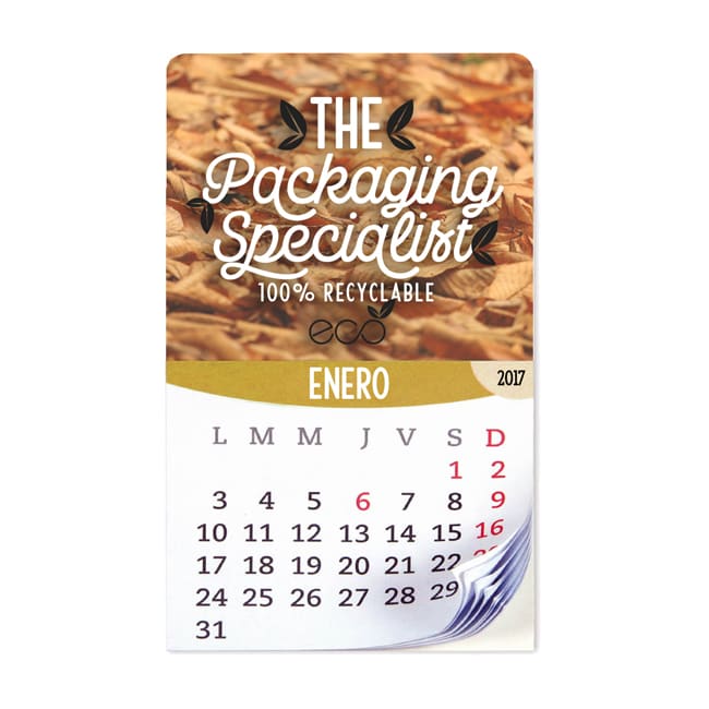 Calendarios promocionales personalizados