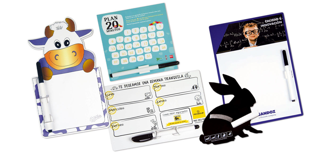 Pizarras magnéticas para merchandising