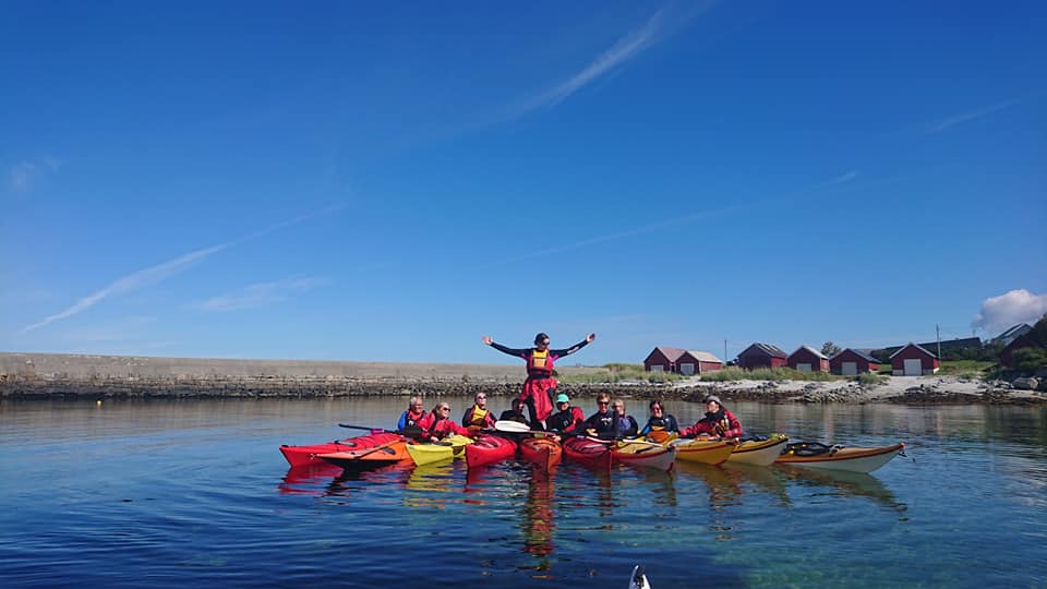 Kajakkpadling på en Sunnmørsfjord