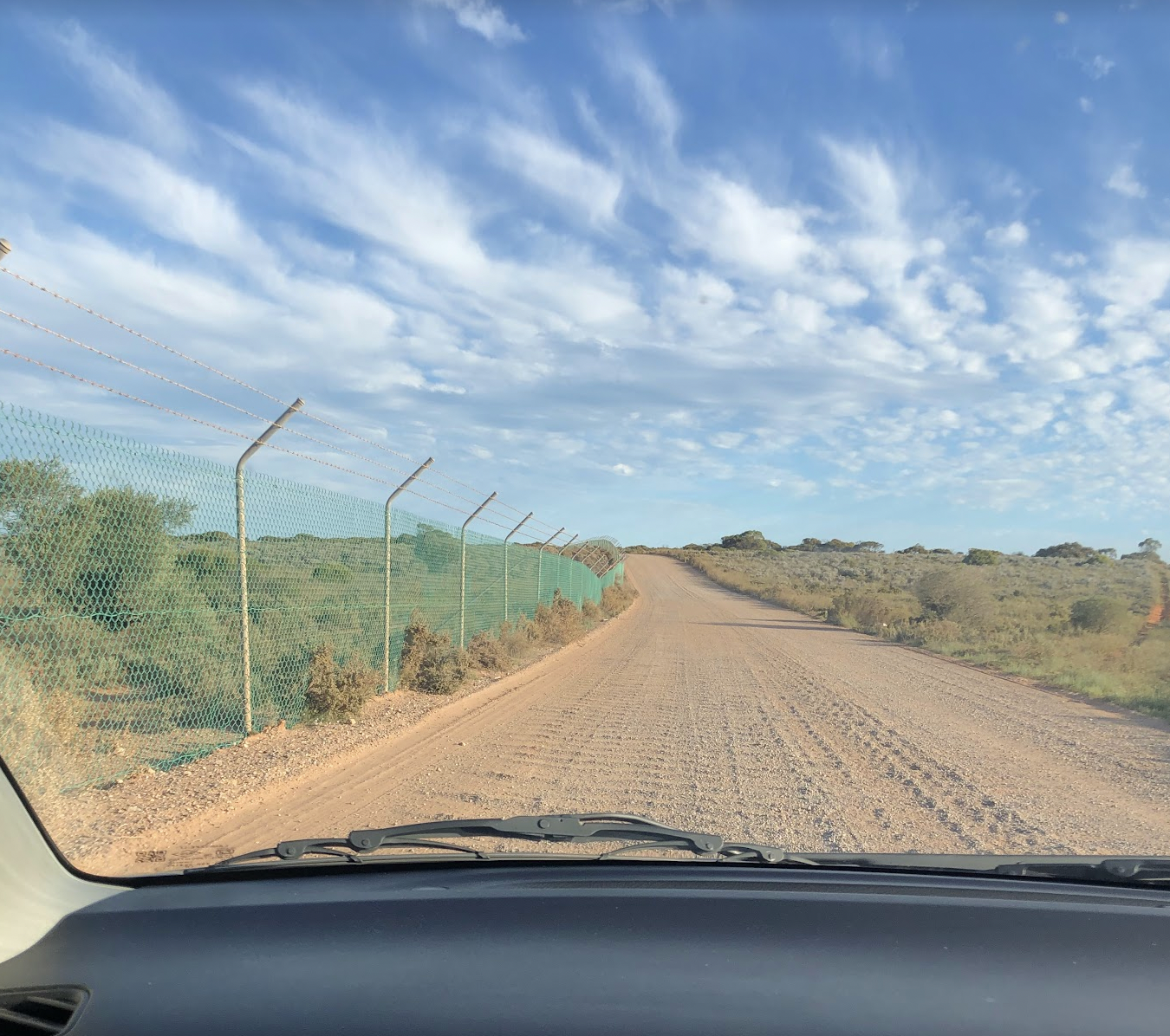 Gravel road to Stony point