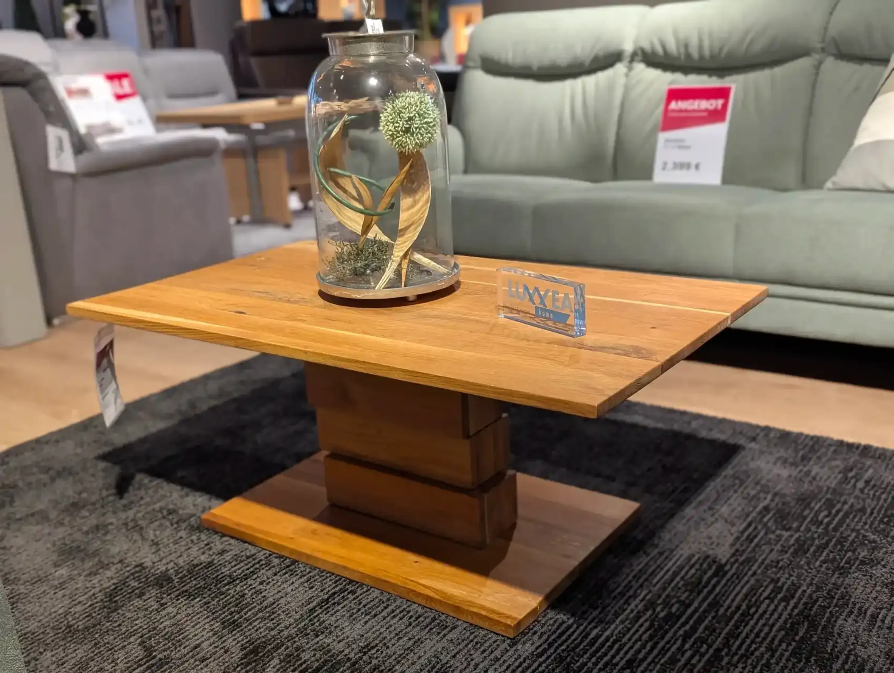 Couchtisch Wildeiche massiv Couchtisch Wildeiche massiv