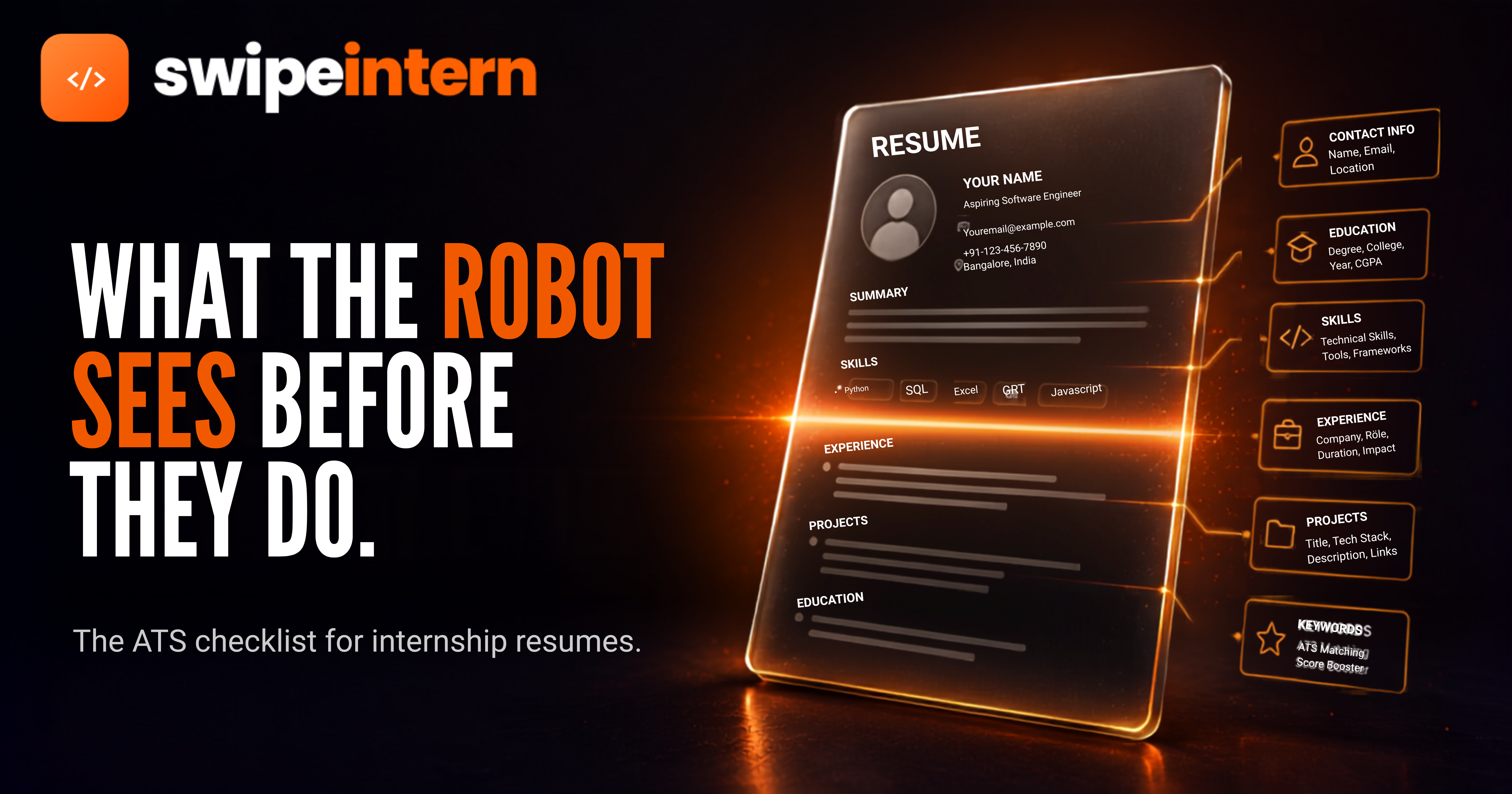 ATS-Friendly Resume for Internships: What Gets Filtered Out