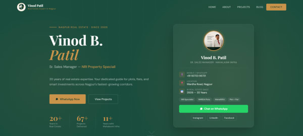 Vinod  Patil Personal Branding and Social Media Management