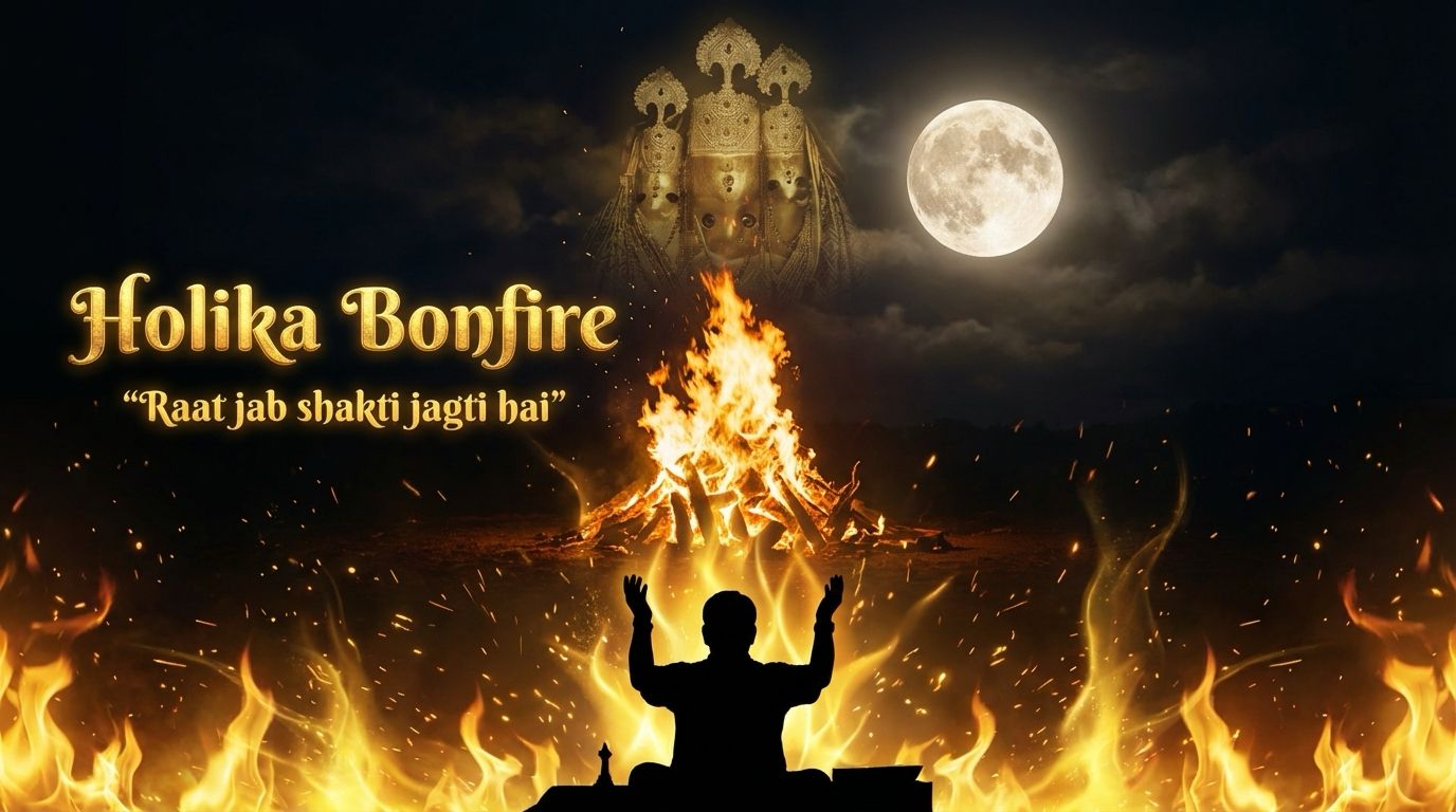 Holika Dahan Night: The Most Powerful Time for Baglamukhi Hawan and Removal of Obstacles