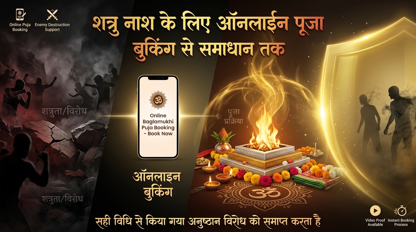 Baglamukhi Puja Online Booking – Complete Guide for Enemy Destruction