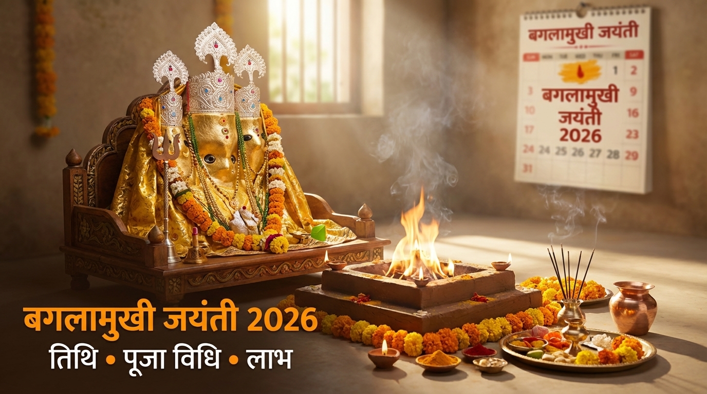 Baglamukhi Jayanti 2026: Date, Puja Vidhi, and Powerful Benefits