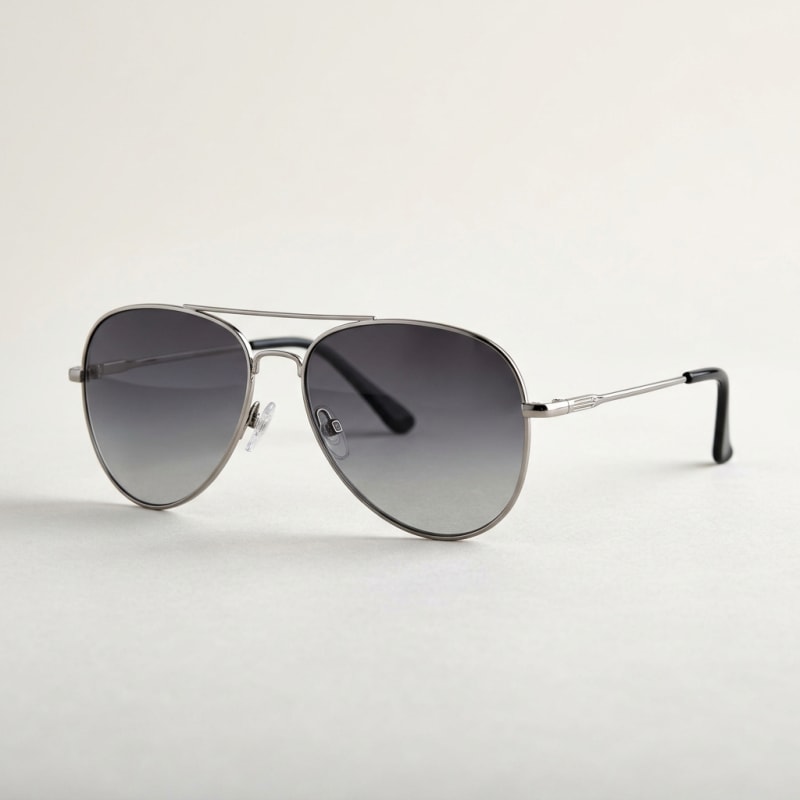 Aviator Sunglasses with Gradient Lenses for Men