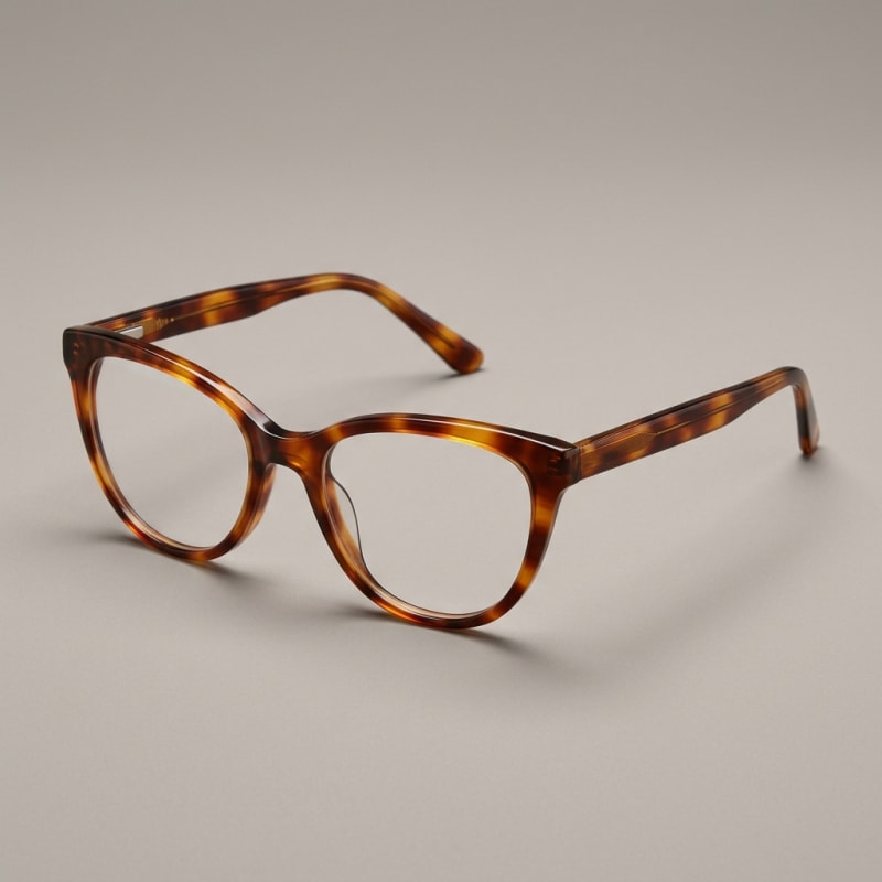 Cat Eye Fashion Eyeglasses for Women Acetate Frame