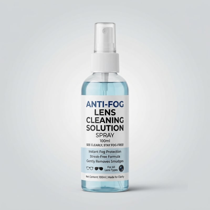 Anti-Fog Lens Cleaning Solution Spray 100ml