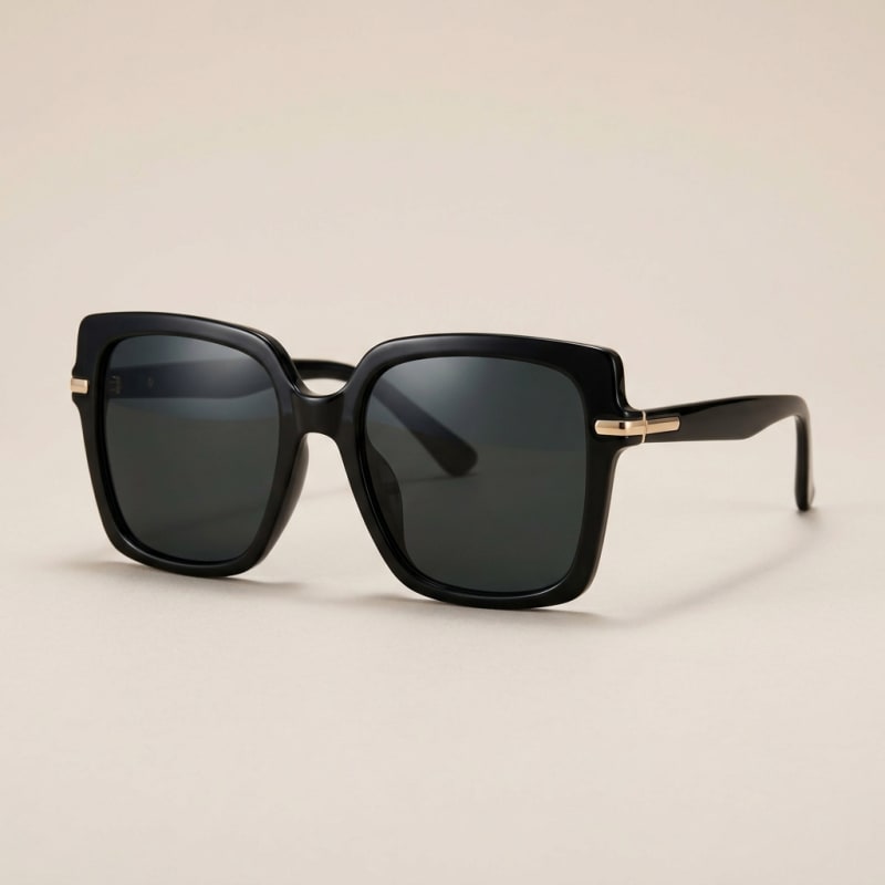 Oversized Square Sunglasses for Women UV Protection