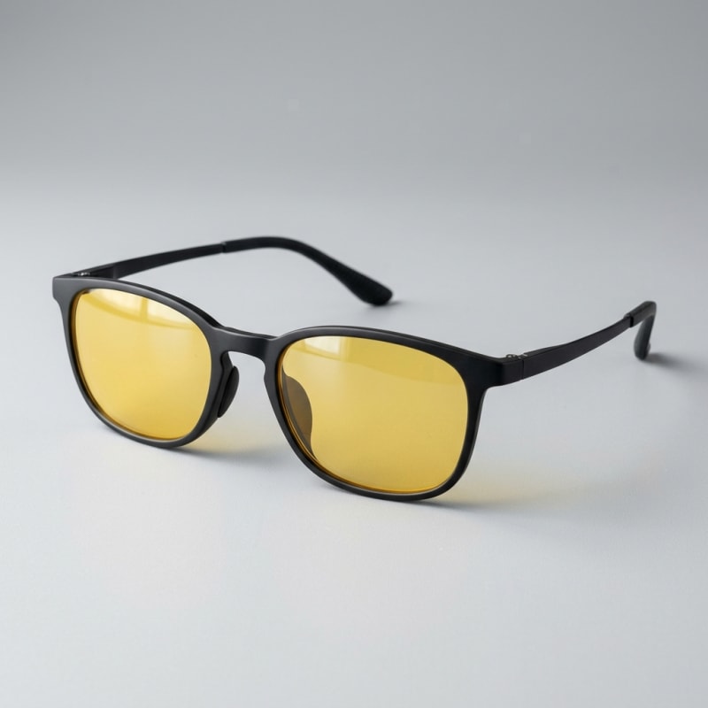 Night Driving Glasses Anti-Glare Yellow Lens