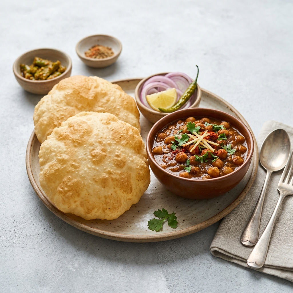 Chole Bhature Combo