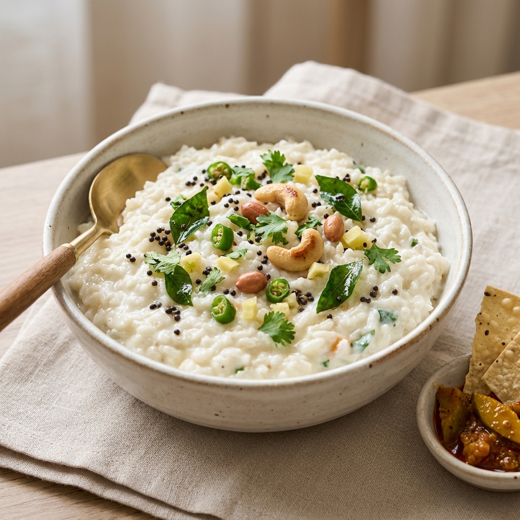 Curd Rice (Thayir Sadam) - Cooling Comfort Bowl