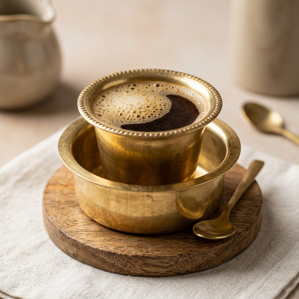 Filter Coffee (Strong Decoction) - Traditional Madras Style