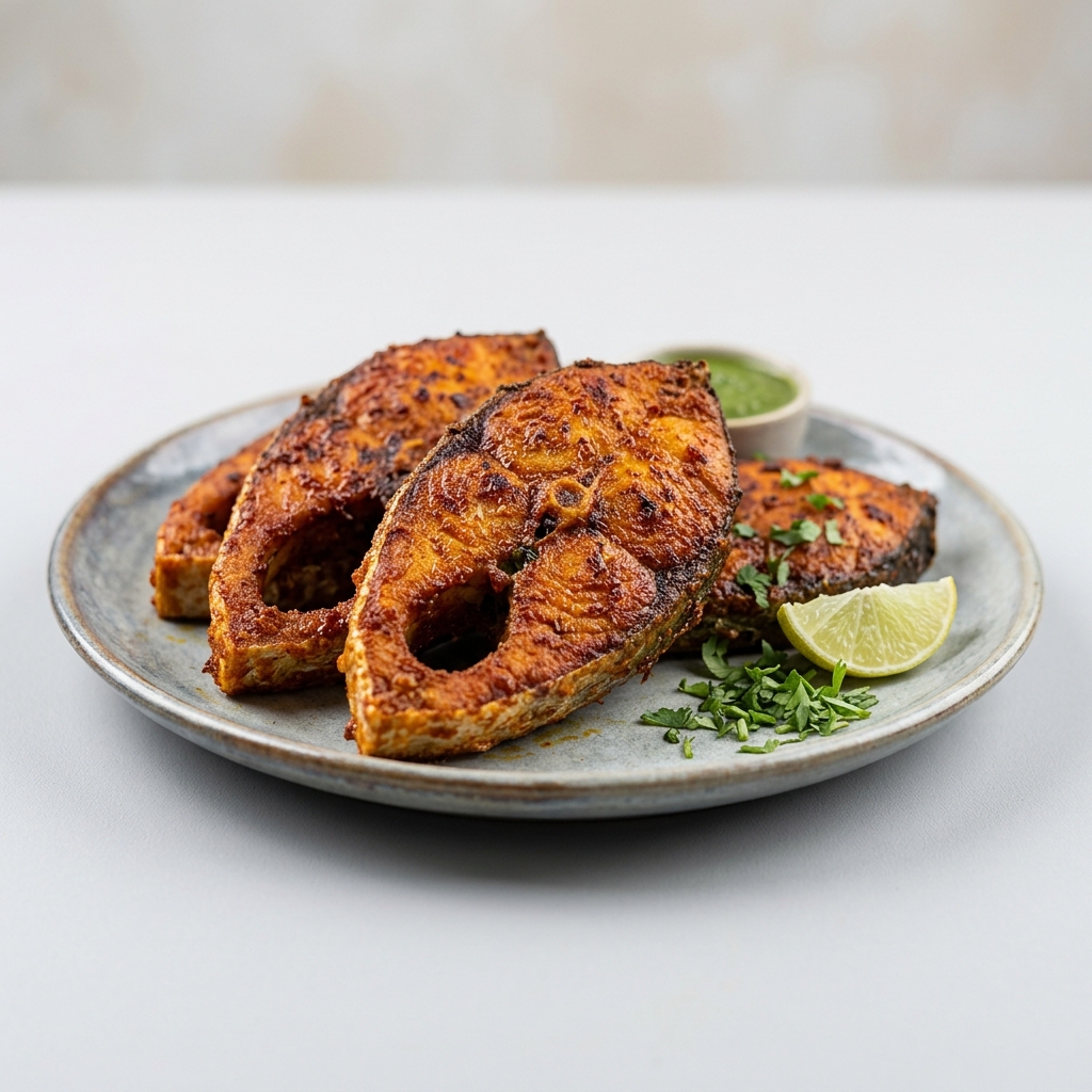 Fish Fry (Seer Fish) - Coastal Spice Marinade