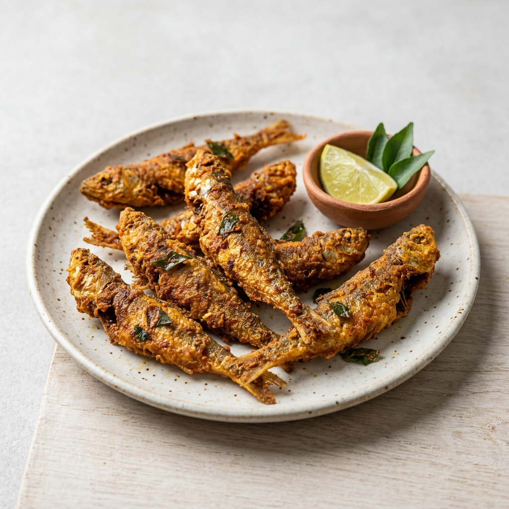 Fish Fry - Nethili Meen Varuval (6 Pieces)