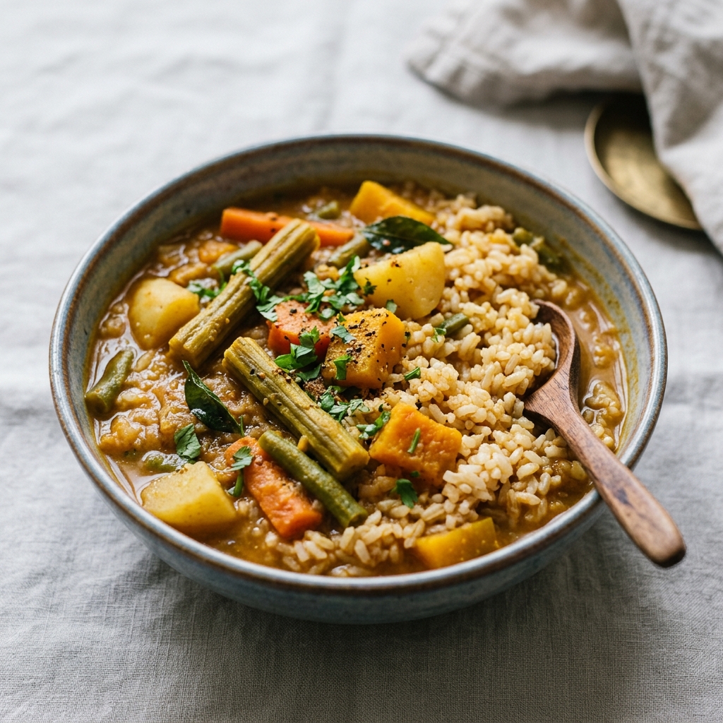 Sambar Rice Bowl - Homestyle Comfort Food