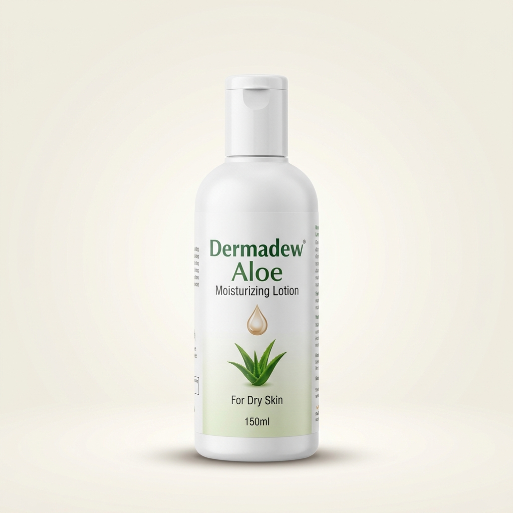 Dermadew Aloe Moisturizing Lotion for Dry Skin - 150ml