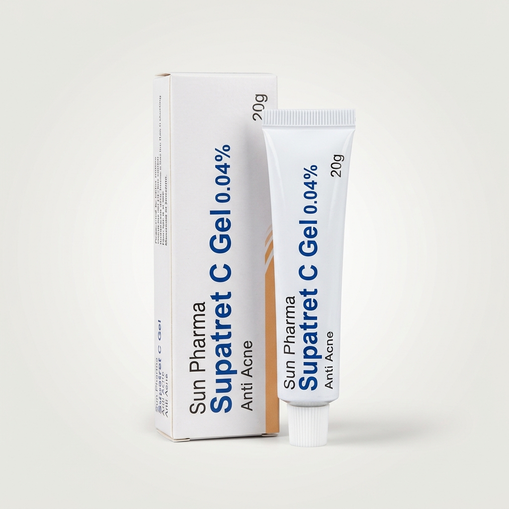 Sun Pharma Supatret C Gel 0.04% - Anti Acne - 20g