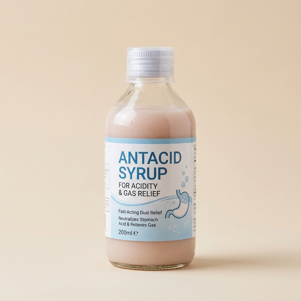 Antacid Syrup for Acidity & Gas Relief - 200ml