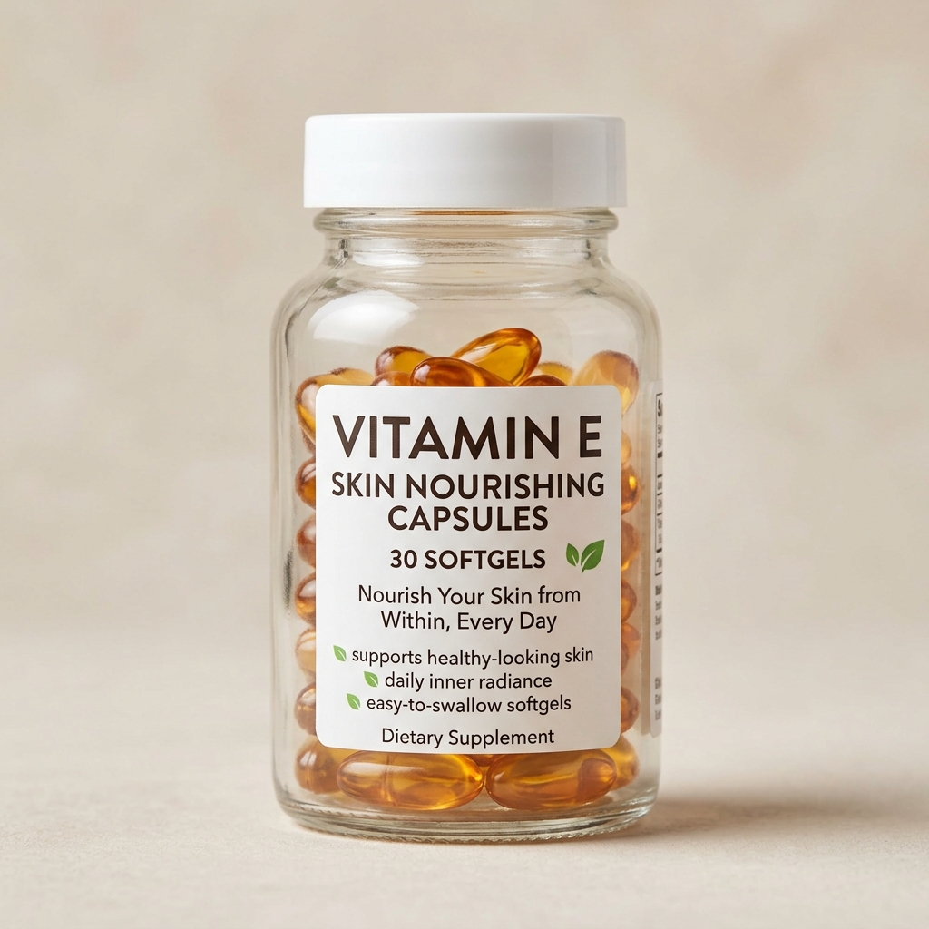 Vitamin E Skin Nourishing Capsules - 30 Softgels