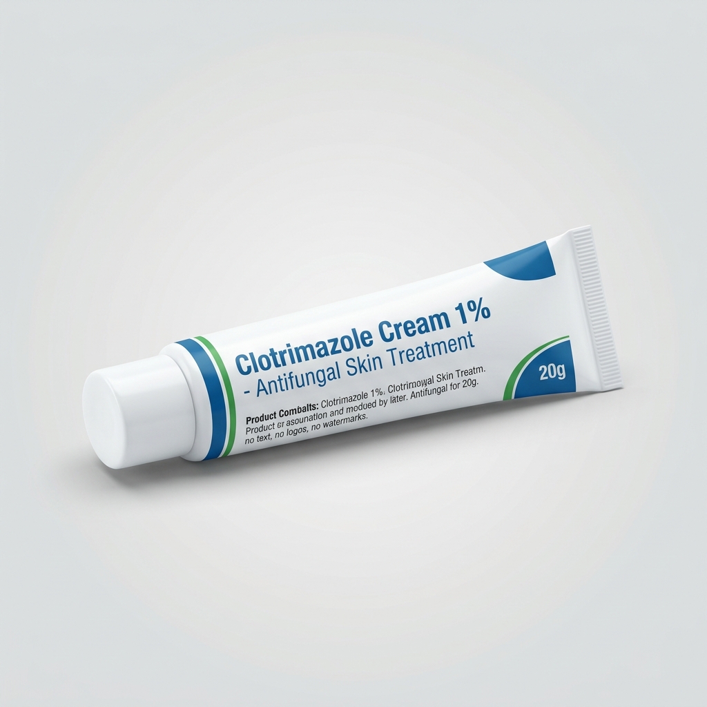 Clotrimazole Cream 1% - Antifungal Skin Treatment 20g
