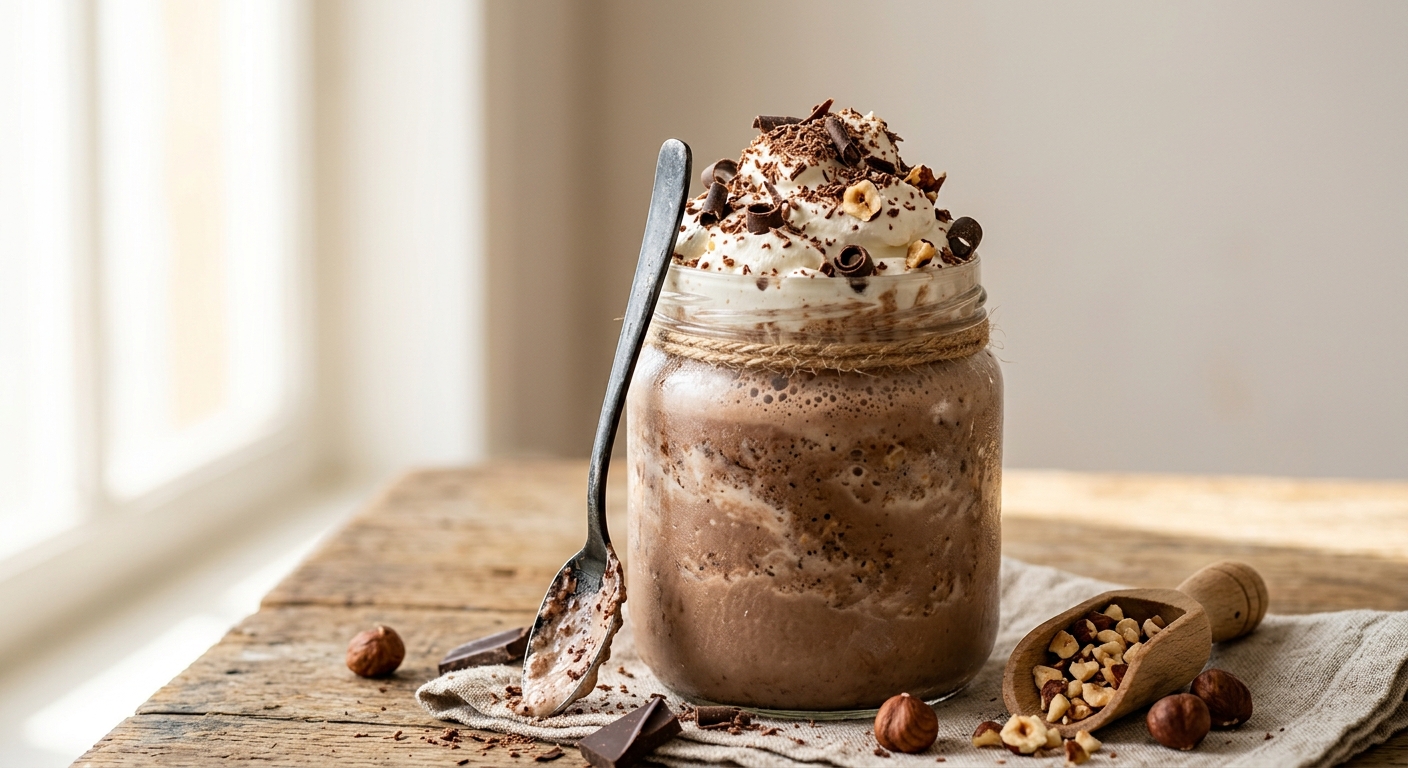 Hazelnut Chocolate Thick Shake - Creamy Indulgence