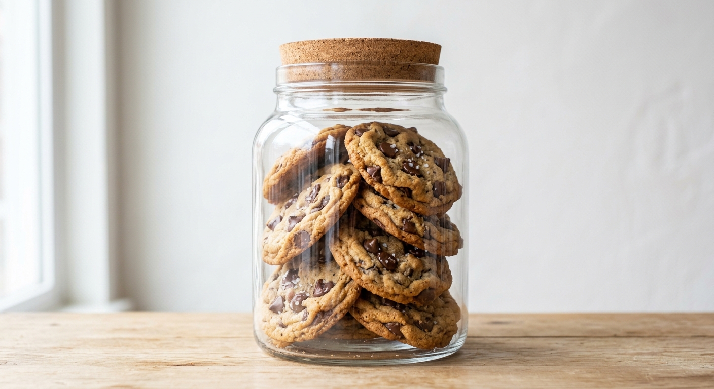 Chocolate Chip Cookie Jar - Freshly Baked (10 pcs)