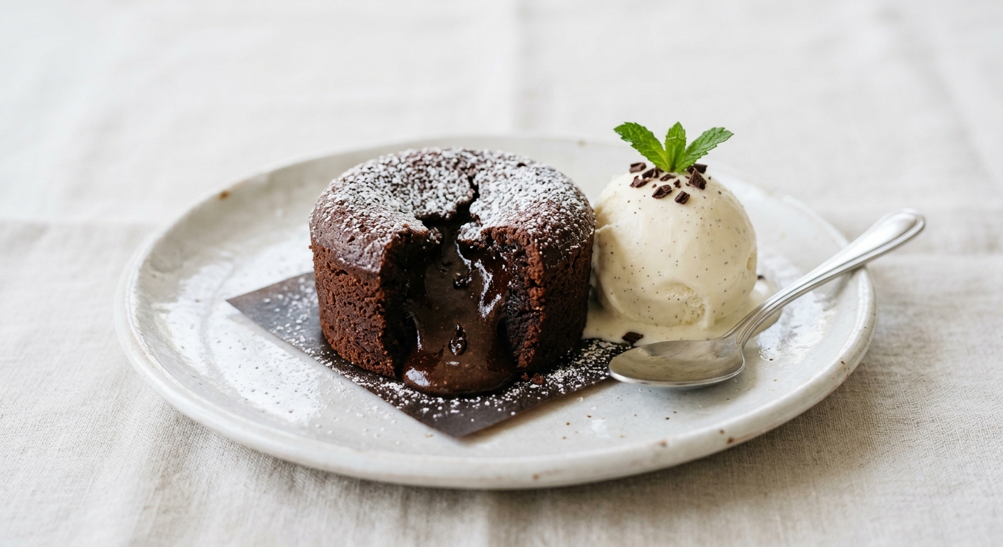 Choco Lava Cake - Warm Molten Center (Single Serve)