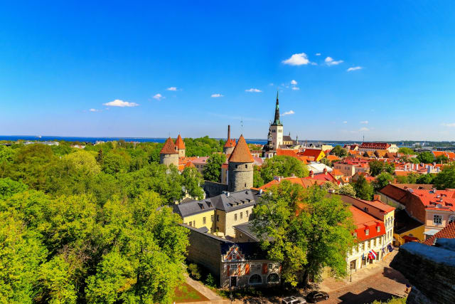 Rooftops of Tallinn old town, Estonia