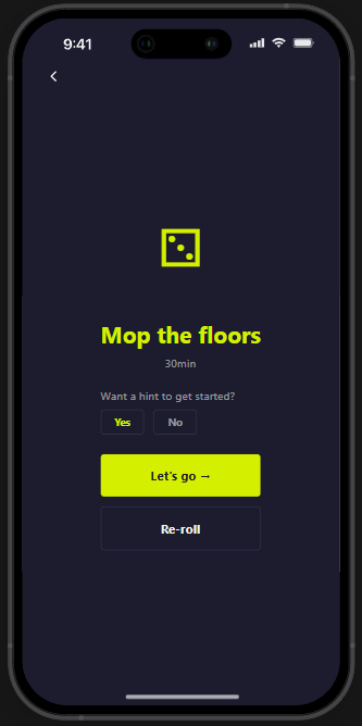 ADH-Do task ready to start