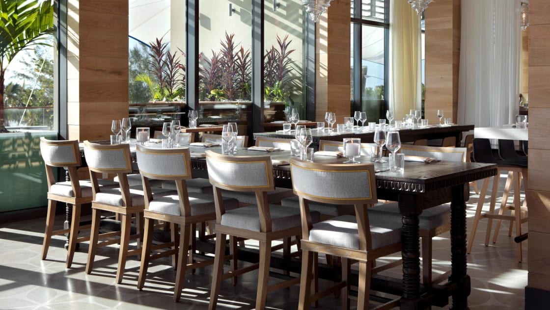 Oceanside dining room