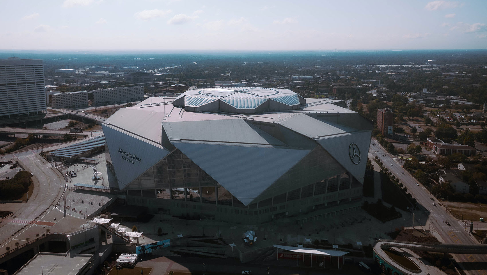 Mercedes-Benz Stadium Skyline View