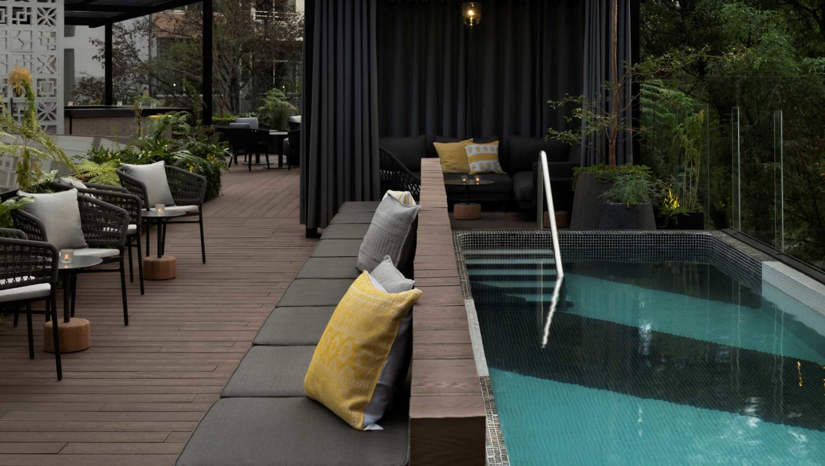 Rooftop Pool at Kimpton Virgilio