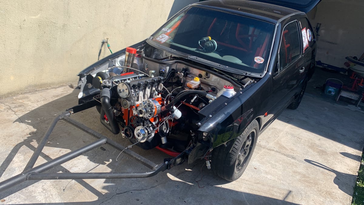 gol turbo arrancada 
