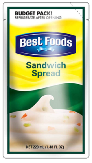 BEST FOOD SANDWICH SPREAD 220ML